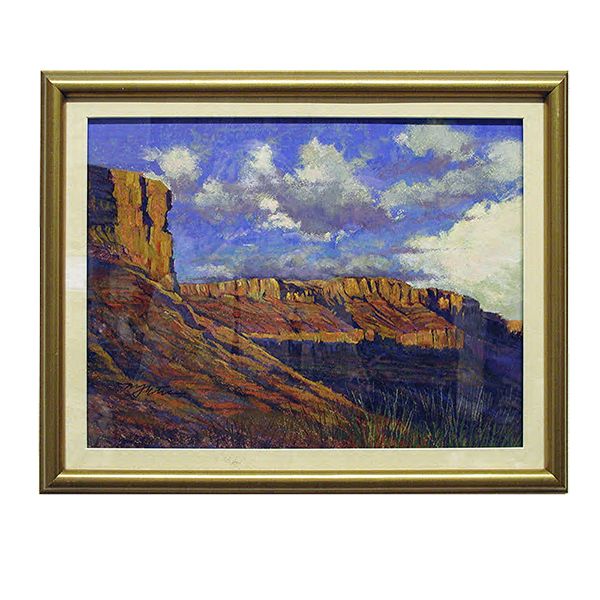 Pastelbord Mike Etie Southwest Landscape