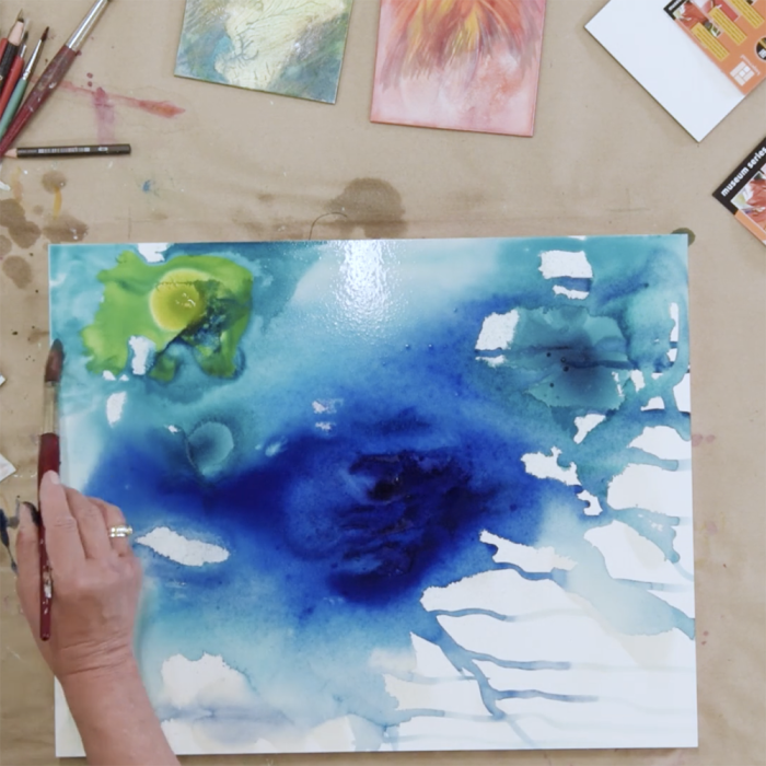 Aquabord watercolor art