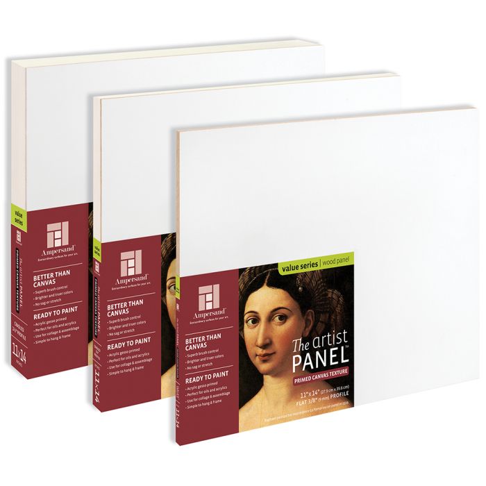 Artist Panel Primed Canvas Texture