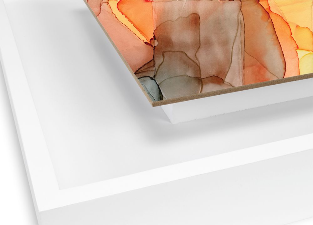 Float Mount: Ink on Ampersand Claybord