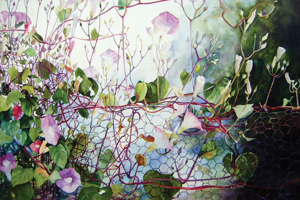 Fortitude, 22x30, watercolor on Aquabord